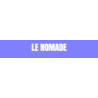 Découpe de lettres : "LE NOMADE"