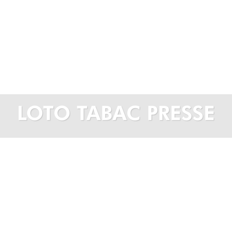 Découpe de lettres : "LOTO TABAC PRESSE"