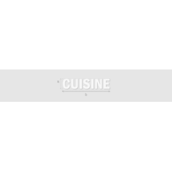 Découpe de lettres : "CUISINE"