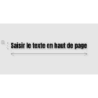 Découpe de lettres : ""