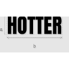 Découpe de lettres : "HOTTER"