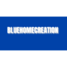 Découpe de lettres : "BLUEHOMECREATION "