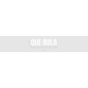 Découpe de lettres : "QUE BOLA"