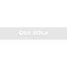 Découpe de lettres : "QUE BOLA"