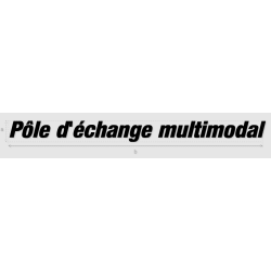Découpe de lettres : "Pôle...