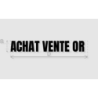 Découpe de lettres : "ACHAT VENTE OR "