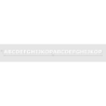 Découpe de lettres : "ABCDEFGHIJKOPABCDEFGHIJKOP"