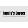 Découpe de lettres : "Family’s Burger"