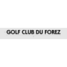 Découpe de lettres : "GOLF CLUB DU FOREZ"