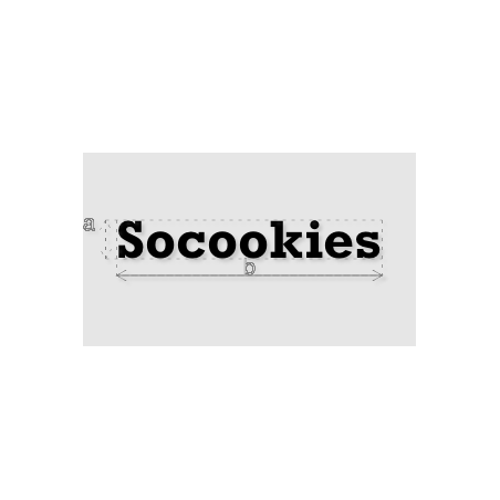 Découpe de lettres : "Socookies"
