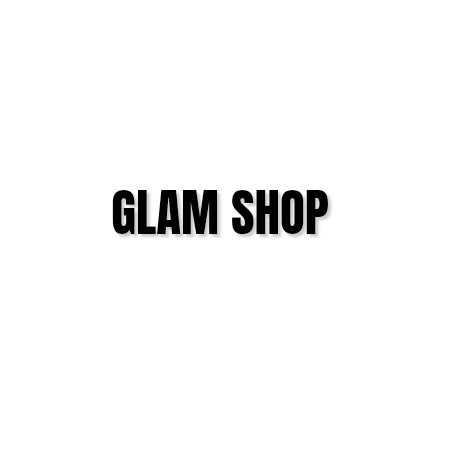 Découpe de lettres : "GLAM SHOP "