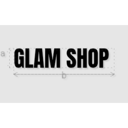 Découpe de lettres : "GLAM...
