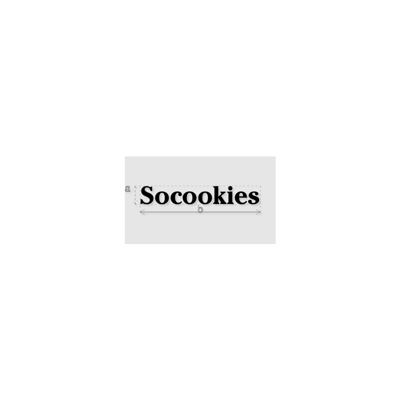 Découpe de lettres : "Socookies"
