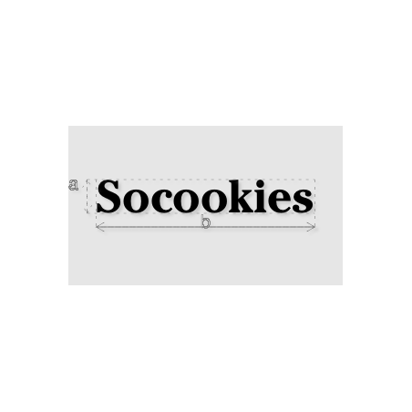 Découpe de lettres : "Socookies"
