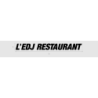 Découpe de lettres : "L'EDJ RESTAURANT "