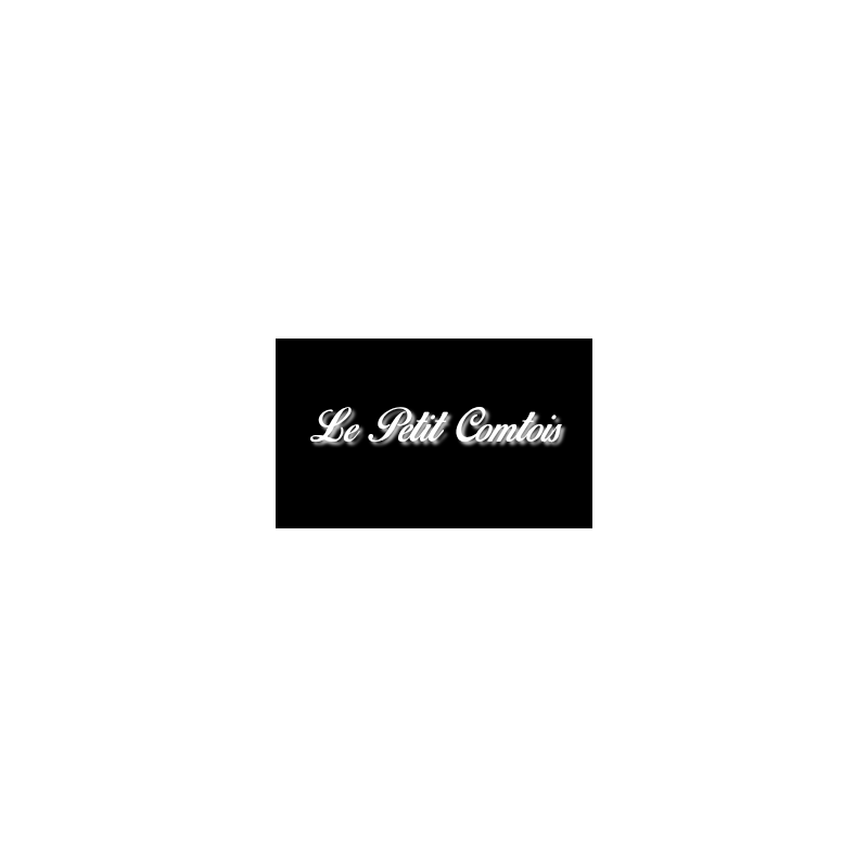 Découpe de lettres : "Le Petit Comtois"