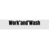 Découpe de lettres : "Work’and’Wash"
