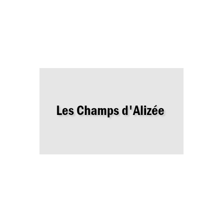 Découpe de lettres : "Les Champs d'Alizée "