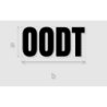 Découpe de lettres : "OODT"