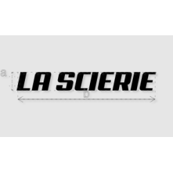 Découpe de lettres : "LA...