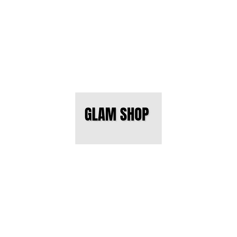 Découpe de lettres : "GLAM SHOP "