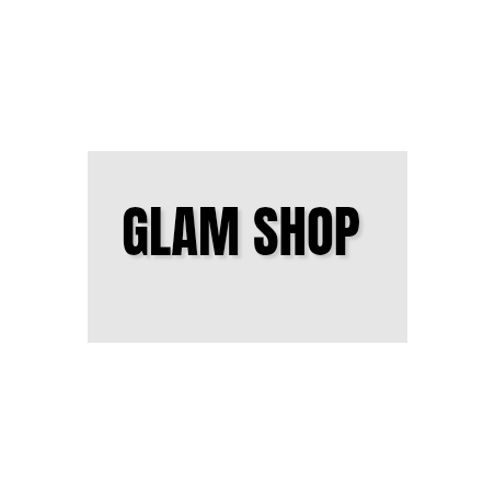 Découpe de lettres : "GLAM SHOP "
