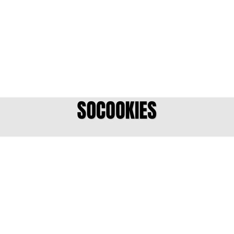 Découpe de lettres : "SOCOOKIES"