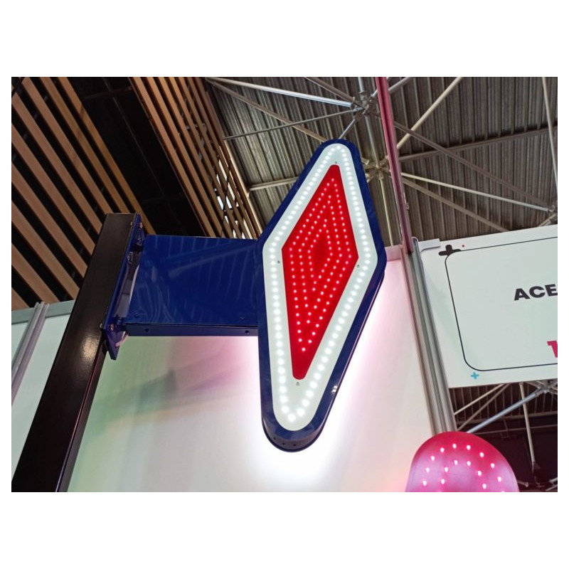 Enseigne Carotte Tabac 100 cm à LEDS